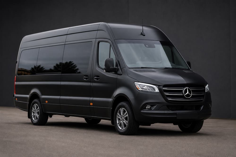 Kurumsal grup transferi için minibüs filosu