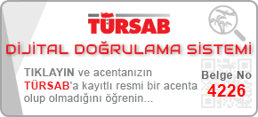 TÜRSAB Dijital Doğrulama Sistemi Belge No 4226